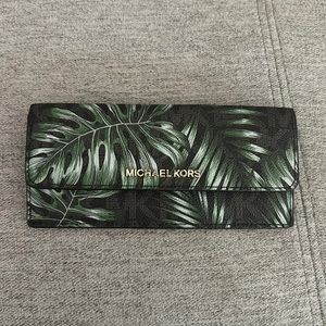 Floral MK wallet